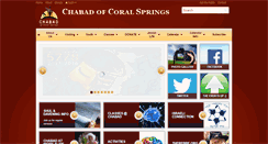 Desktop Screenshot of coralspringschabad.org